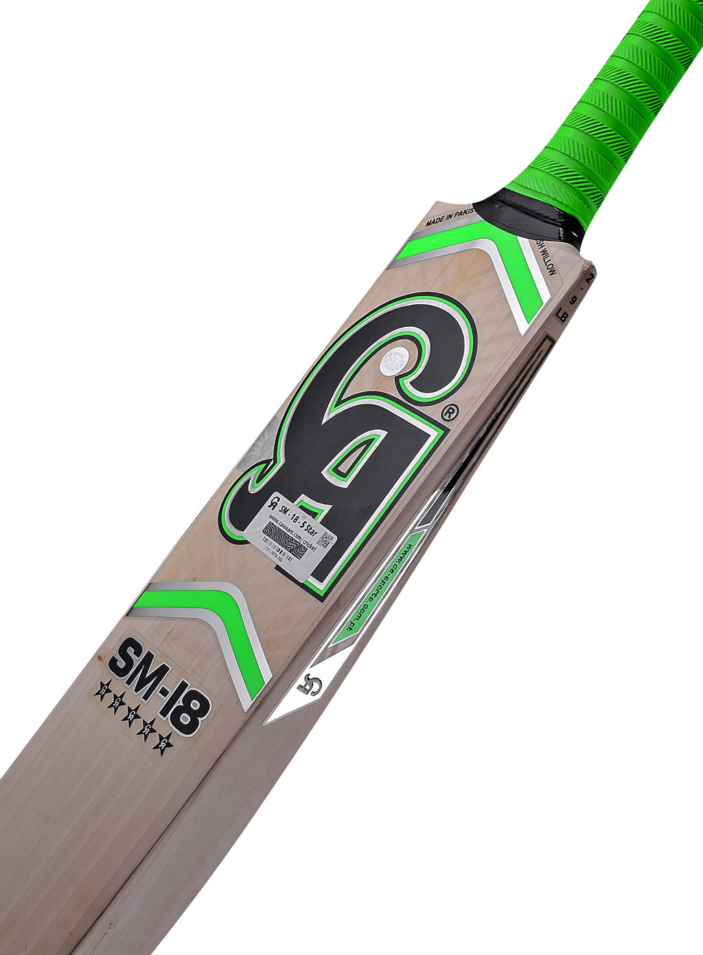 Shop SM-18 5 Star Bat | Premium 7+ Grain Willow Bat