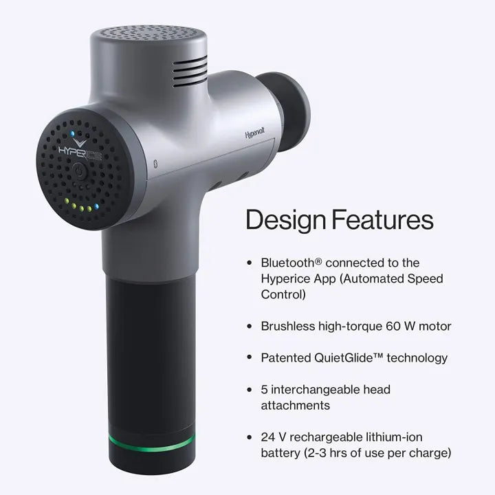 Hypervolt Bluetooth, with Quiet Glide Technology - Handheld Percussion Massage Gun