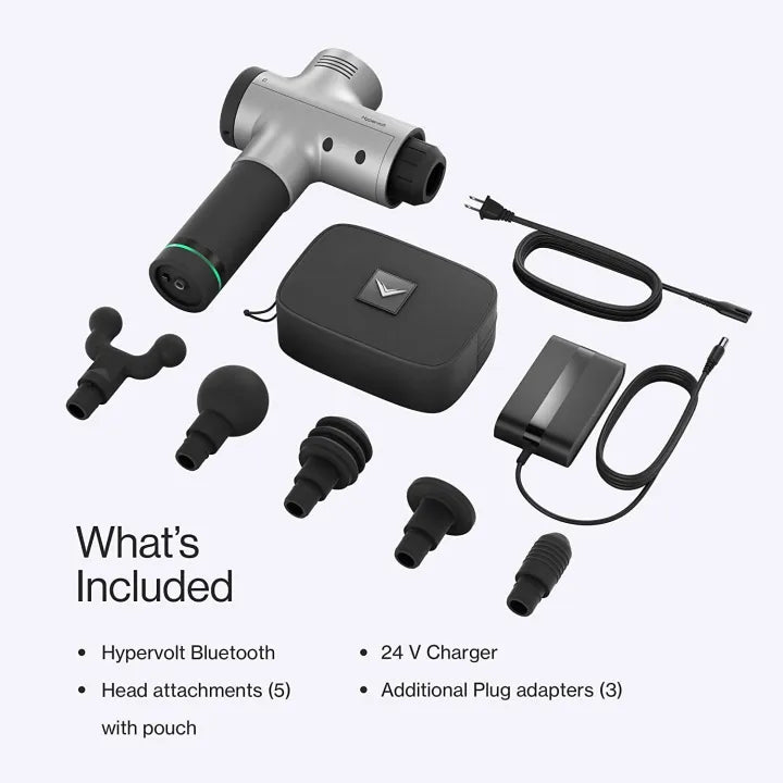 Hypervolt Bluetooth, with Quiet Glide Technology - Handheld Percussion Massage Gun