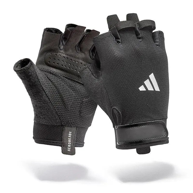 Training Gym Gloves - Black/White Logo