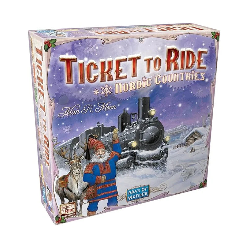 Alan R. Moon Ticket To Ride Nordic Countries Board Game