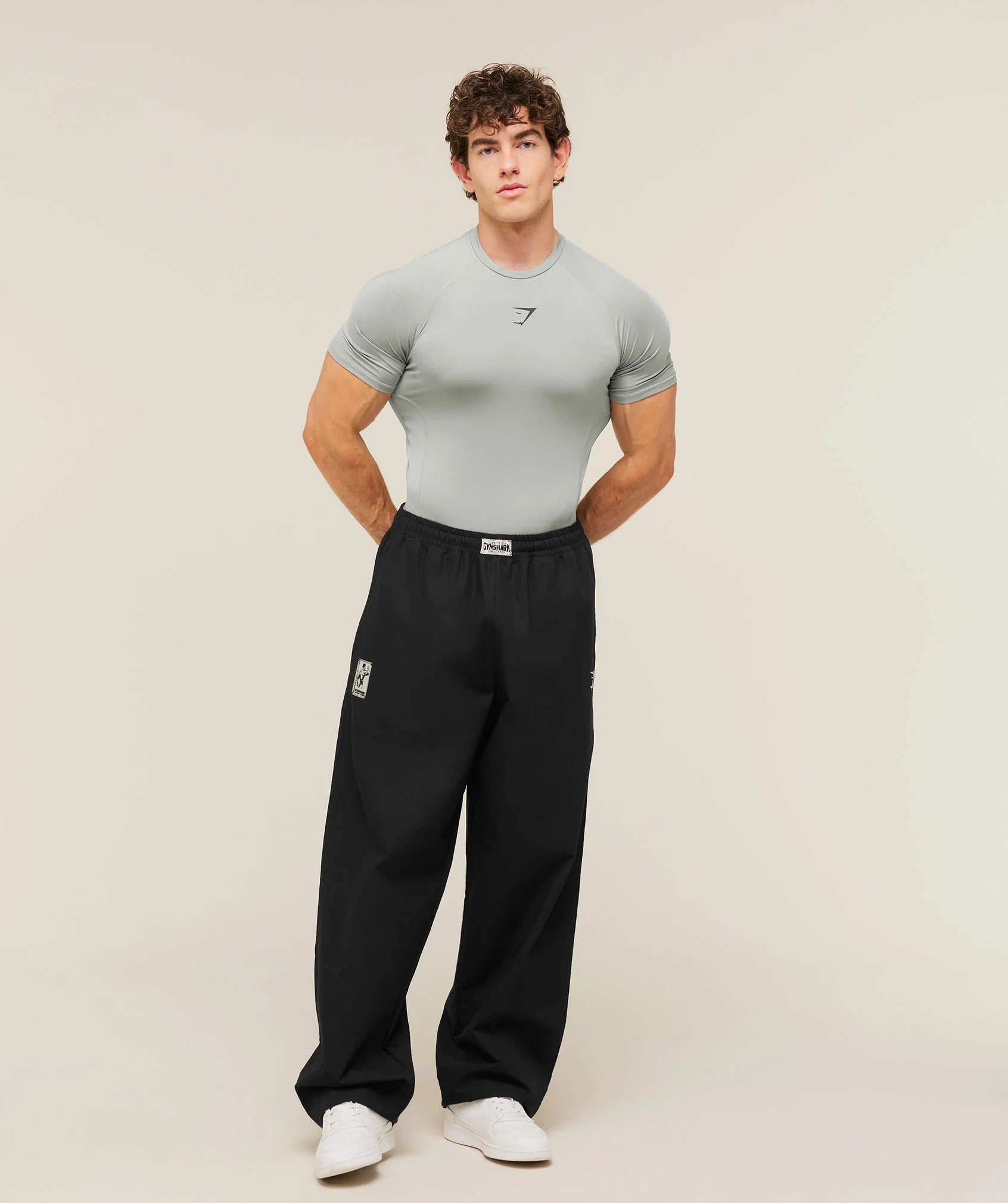 Gymshark Element Baselayer T-Shirt - Black/Brand Blue