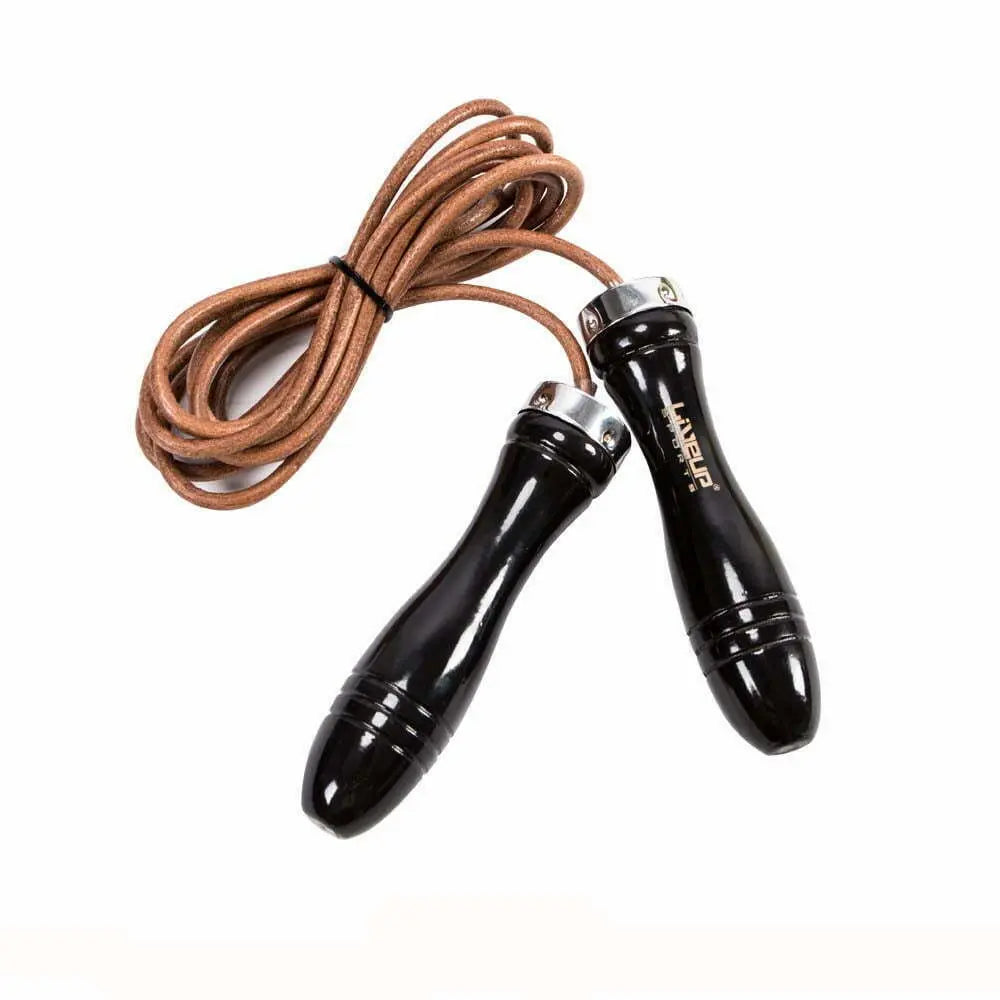 Liveup Jump Rope Wood & Leather - LS3121