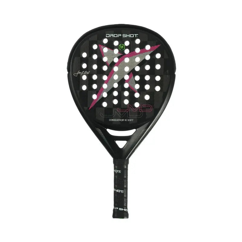 DROPSHOT Padel Racket - Conqueror 10 Soft JMD 360-380G
